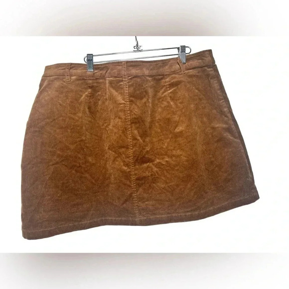BP. Brown Corduroy Stretch mini Skirt SZ  2X - Picture 4 of 8